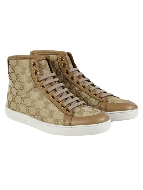 gucci hi top basketball sneaker rare|Gucci high top sneakers beige.